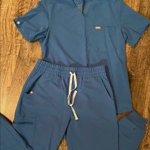 Figs Royal Blue Jogger Scrubs